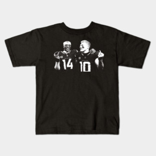 Vintage Bo Nix Courtland Sutton Step Brothers Denver Football Kids T-Shirt