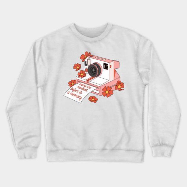 Enjoy the Moment Polaroid Crewneck Sweatshirt by enrynz