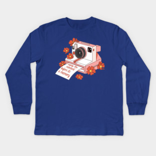Enjoy the Moment Polaroid Kids Long Sleeve T-Shirt