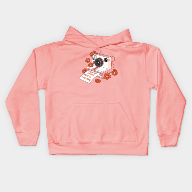 Enjoy the Moment Polaroid Kids Hoodie by enrynz