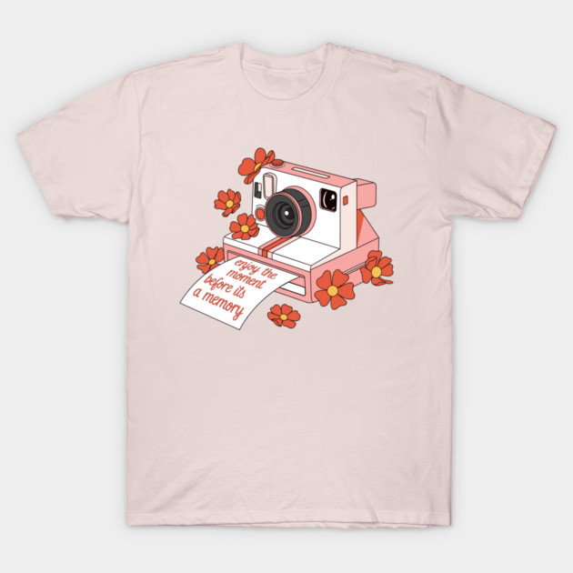 Enjoy the Moment Polaroid T-Shirt by enrynz