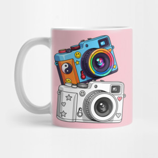 Kawaii Retro Cameras Mug