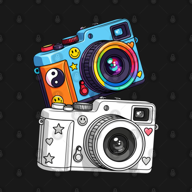 Kawaii Retro Cameras by enrynz