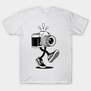 Groovy Retro Camera T-Shirt