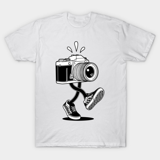 Groovy Retro Camera T-Shirt by enrynz