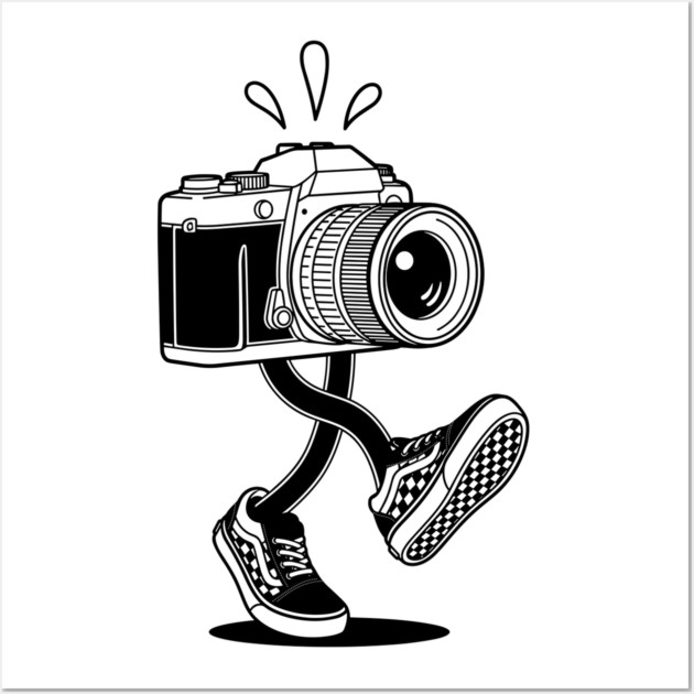 Groovy Retro Camera Wall Art by enrynz