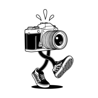 Groovy Retro Camera T-Shirt
