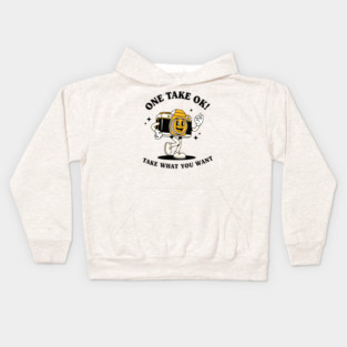 One Take OK! Sassy Cartoon Camera Kids Hoodie