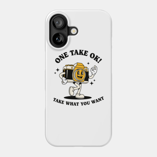 One Take OK! Sassy Cartoon Camera Phone Case by enrynz