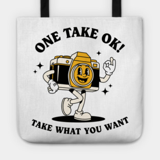One Take OK! Sassy Cartoon Camera Tote