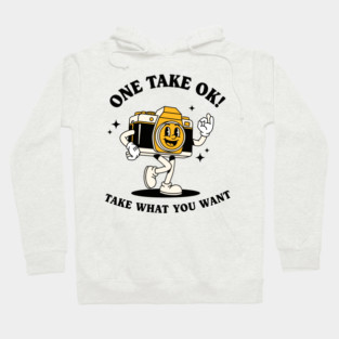 One Take OK! Sassy Cartoon Camera Hoodie
