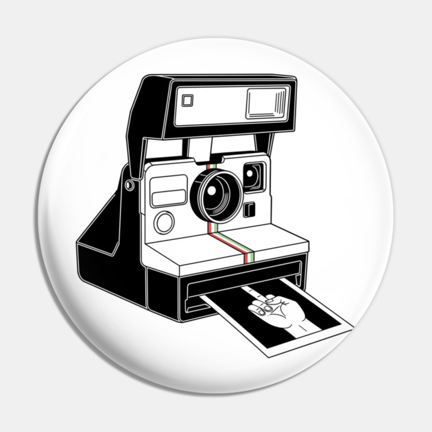 Middle Finger Shot Pin by enrynz