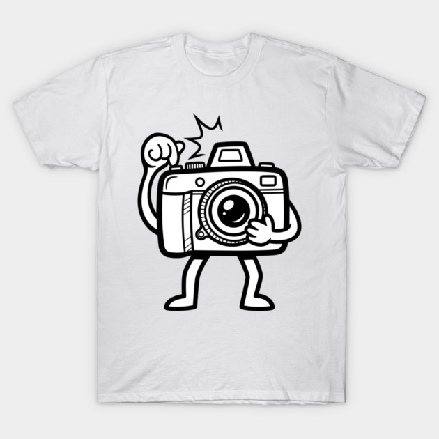 Selfie Camera T-Shirt by enrynz