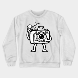 Selfie Camera Crewneck Sweatshirt