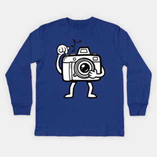 Selfie Camera Kids Long Sleeve T-Shirt
