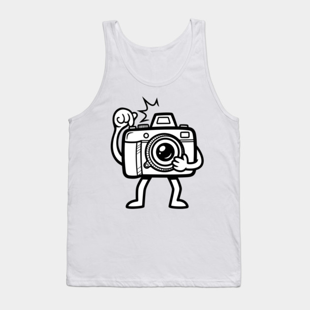 Selfie Camera Tank Top by enrynz