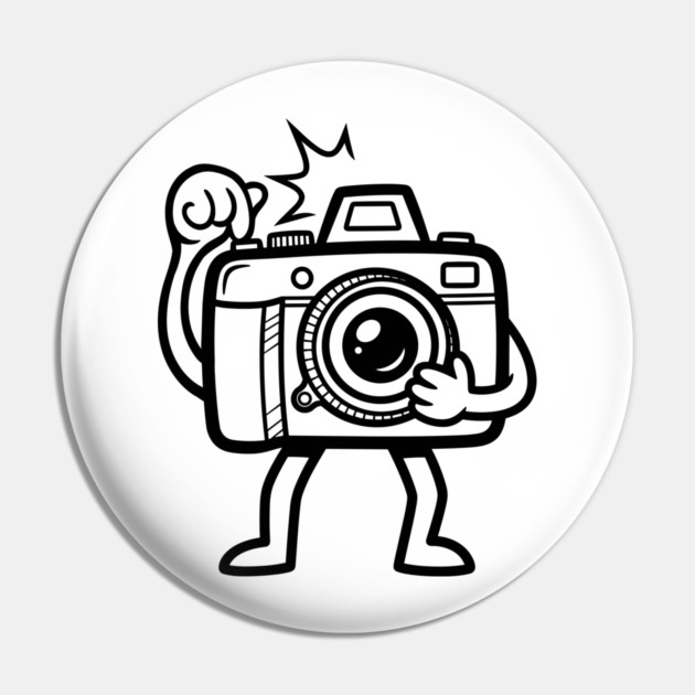 Selfie Camera Pin by enrynz