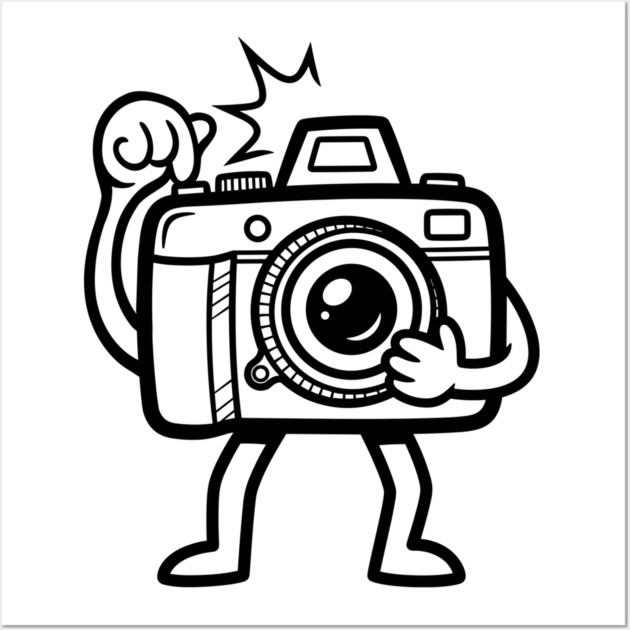 Selfie Camera Wall Art by enrynz