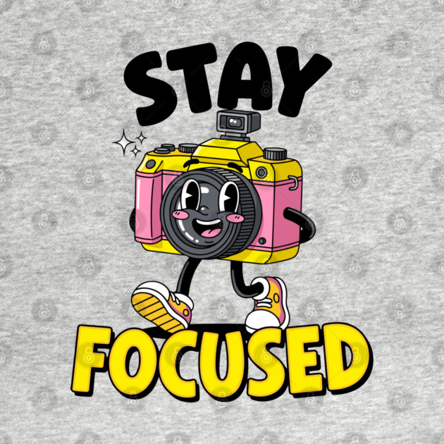 Stay Focused! Cute Cartoon Camera Motivation by enrynz