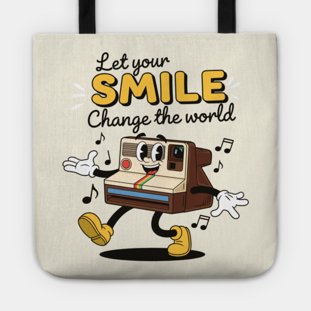 Let Your Smile Change the World! Tote by enrynz