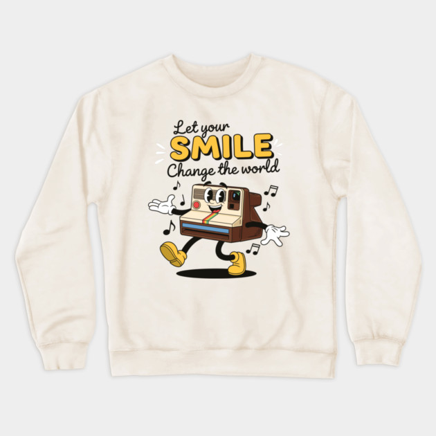 Let Your Smile Change the World! Crewneck Sweatshirt by enrynz