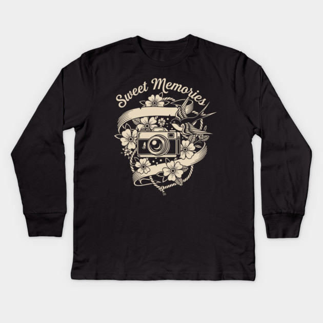 Sweet Memories Kids Long Sleeve T-Shirt by enrynz