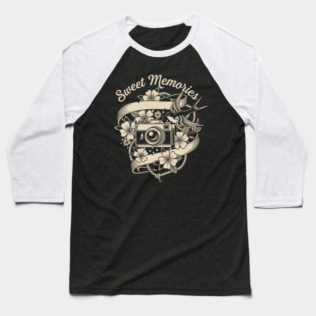 Sweet Memories Baseball T-Shirt by enrynz