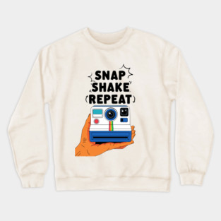 Snap Shake Repeat Crewneck Sweatshirt