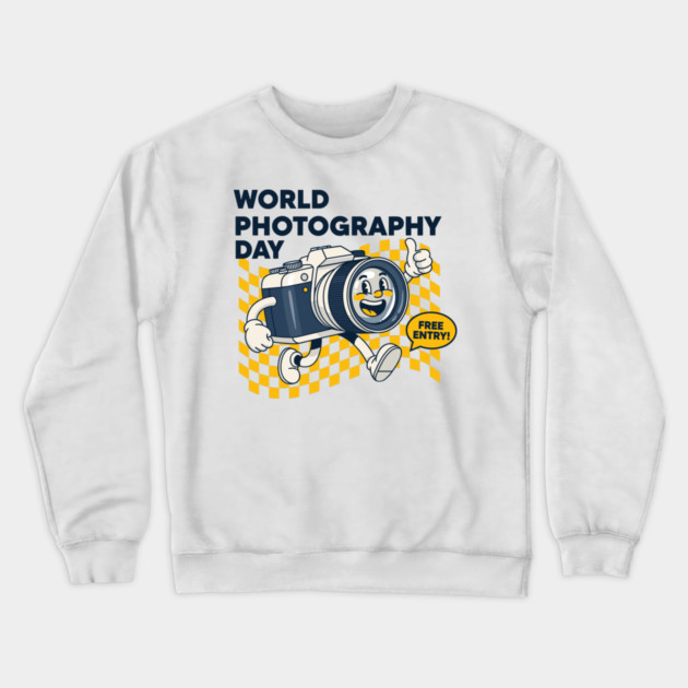 World Photography Day Crewneck Sweatshirt by enrynz