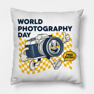World Photography Day Pillow