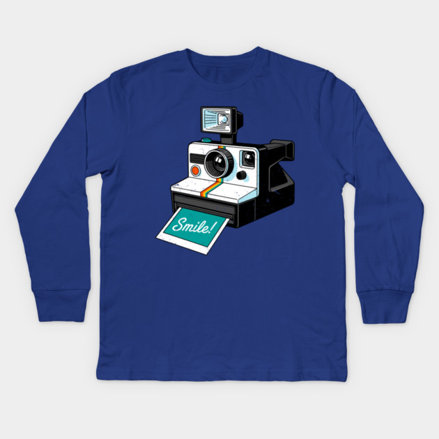 Smile! Kids Long Sleeve T-Shirt by enrynz