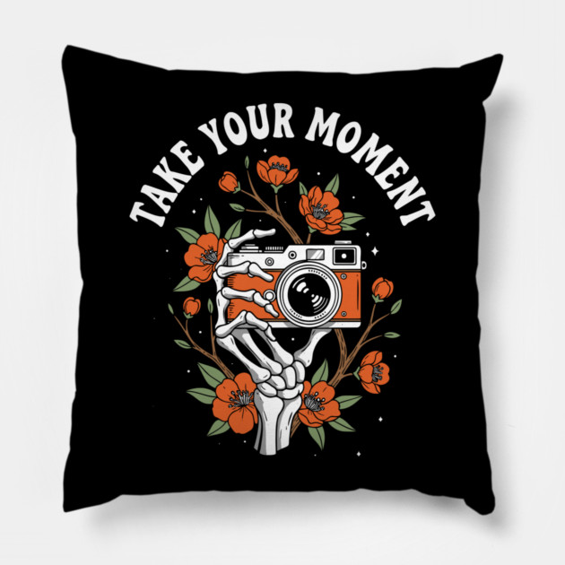 Take Your Moment Pillow by enrynz