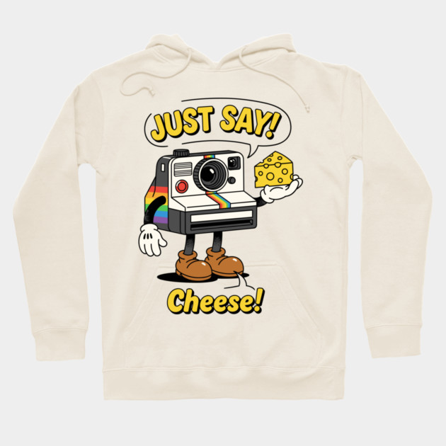 Just Say Cheese! Hoodie by enrynz