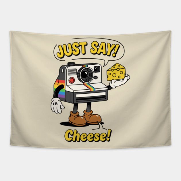 Just Say Cheese! Tapestry by enrynz
