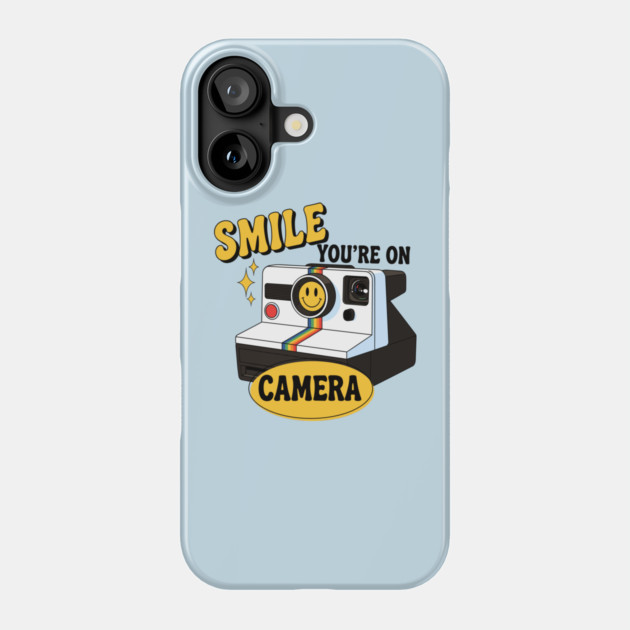 Smile You're on Camera Phone Case by enrynz
