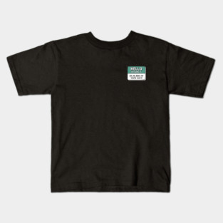 Mental Health Awareness Name Tag Kids T-Shirt