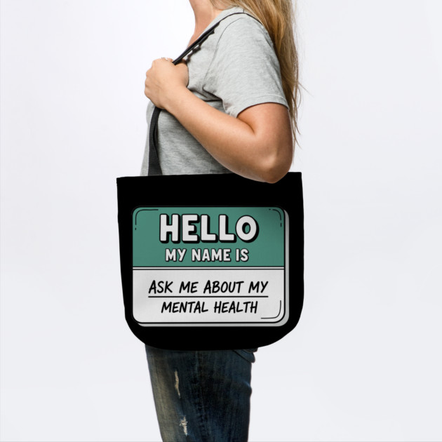 Mental Health Awareness Name Tag by enrynz