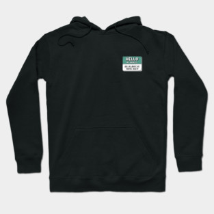 Mental Health Awareness Name Tag Hoodie
