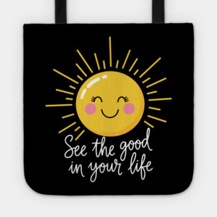 Smiling Sun: Spread Positivity Tote