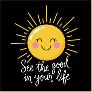 Smiling Sun: Spread Positivity Posters and Art