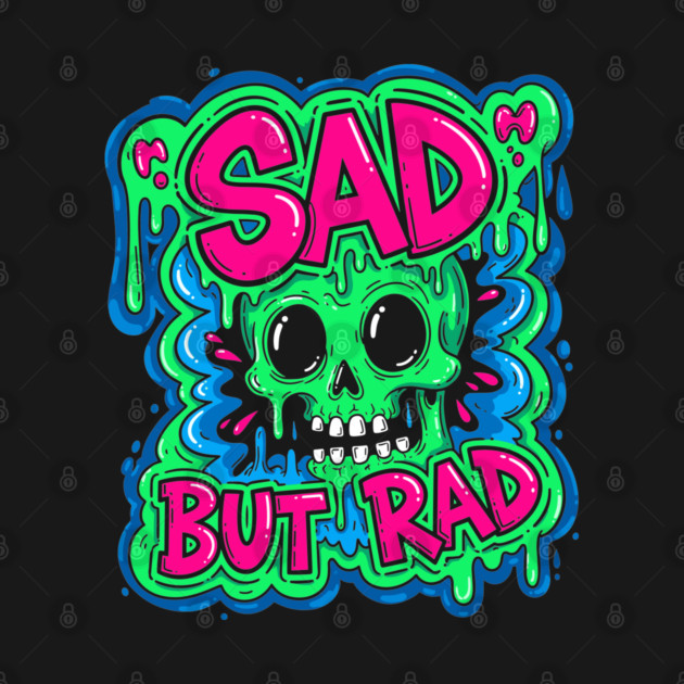 Sad But Rad Skull by enrynz