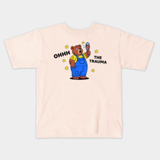 Traumatized Teddy Bear Kids T-Shirt