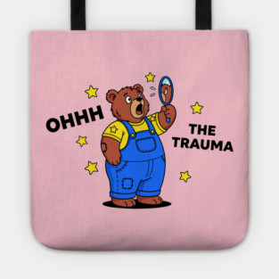 Traumatized Teddy Bear Tote