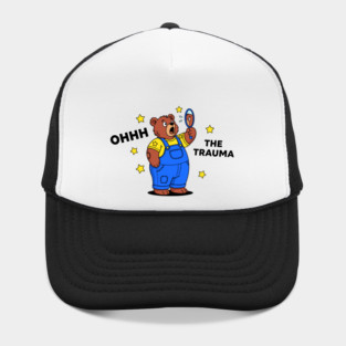Traumatized Teddy Bear Hat