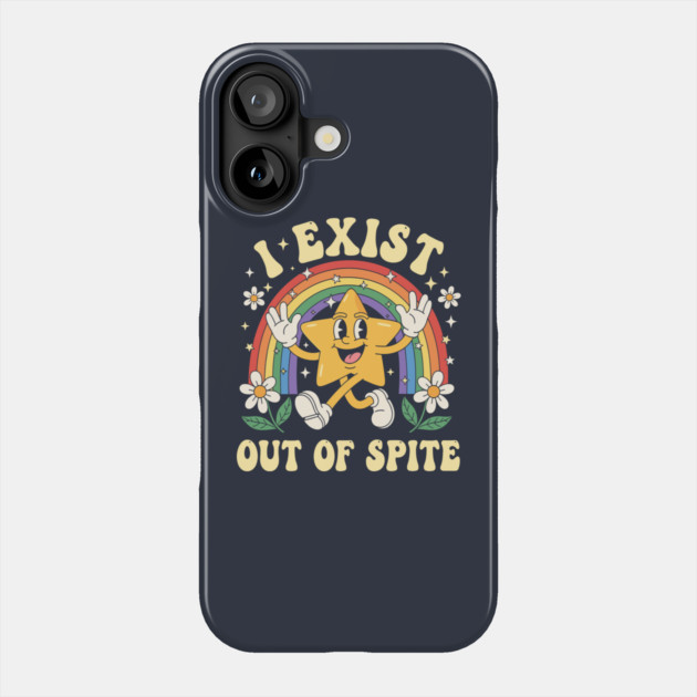 Sarcastic Star Rainbow Phone Case by enrynz