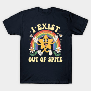 Sarcastic Star Rainbow T-Shirt