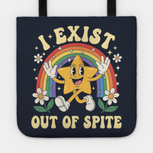 Sarcastic Star Rainbow Tote