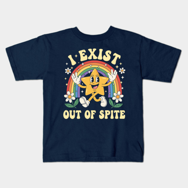 Sarcastic Star Rainbow Kids T-Shirt by enrynz