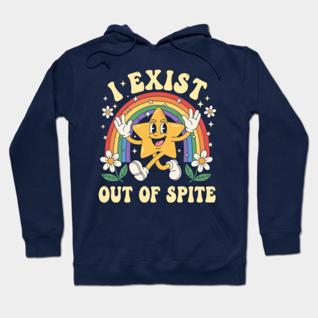 Sarcastic Star Rainbow Hoodie by enrynz