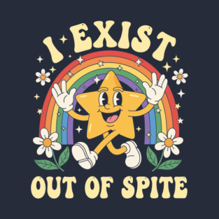 Sarcastic Star Rainbow T-Shirt